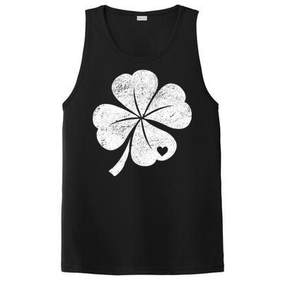 Vintage Irish Clover Heart PosiCharge Competitor Tank