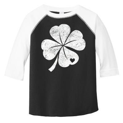 Vintage Irish Clover Heart Toddler Fine Jersey T-Shirt