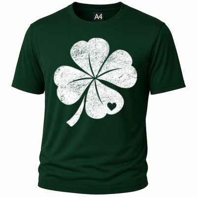 Vintage Irish Clover Heart Performance Shirt