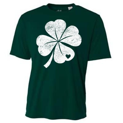 Vintage Irish Clover Heart Cooling Performance Crew T-Shirt