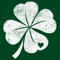 Vintage Irish Clover Heart Cooling Performance Crew T-Shirt