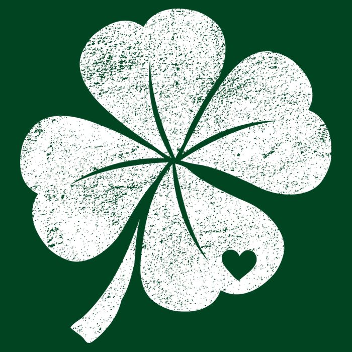 Vintage Irish Clover Heart Cooling Performance Crew T-Shirt
