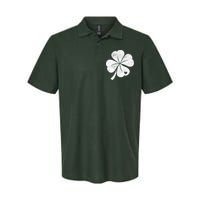 Vintage Irish Clover Heart Softstyle Adult Sport Polo