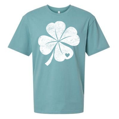 Vintage Irish Clover Heart Sueded Cloud Jersey T-Shirt