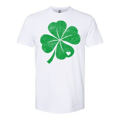 Vintage Irish Clover Heart Softstyle® CVC T-Shirt