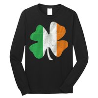 Vintage Irish Cover Ireland Flag Long Sleeve Shirt