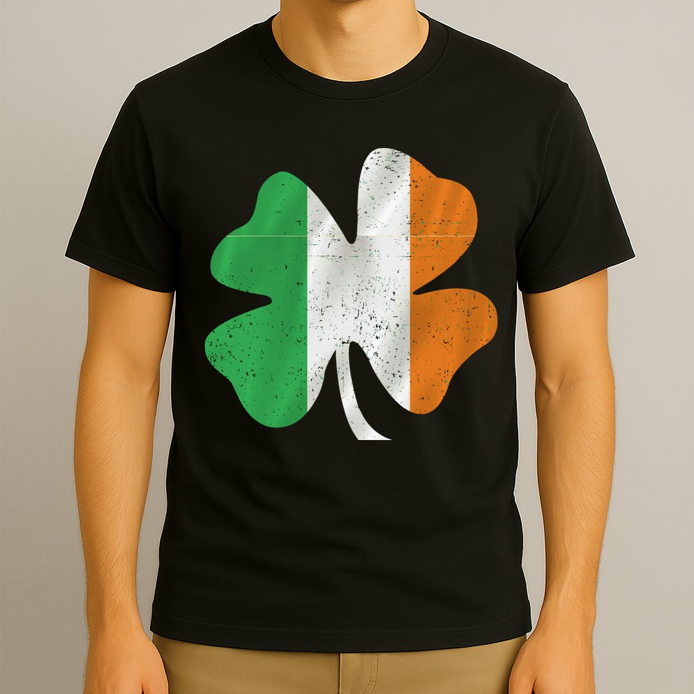 Vintage Irish Cover Ireland Flag T-Shirt