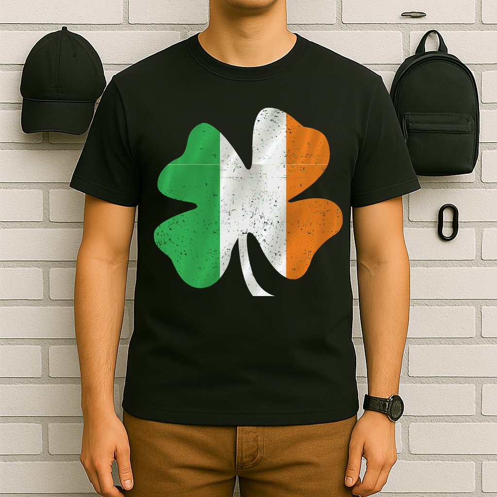 Vintage Irish Cover Ireland Flag T-Shirt