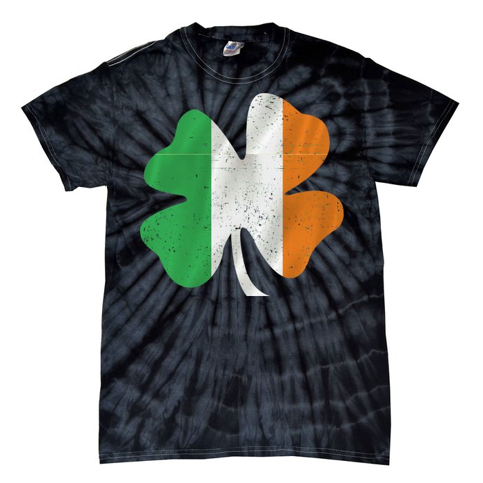 Vintage Irish Cover Ireland Flag Tie-Dye T-Shirt