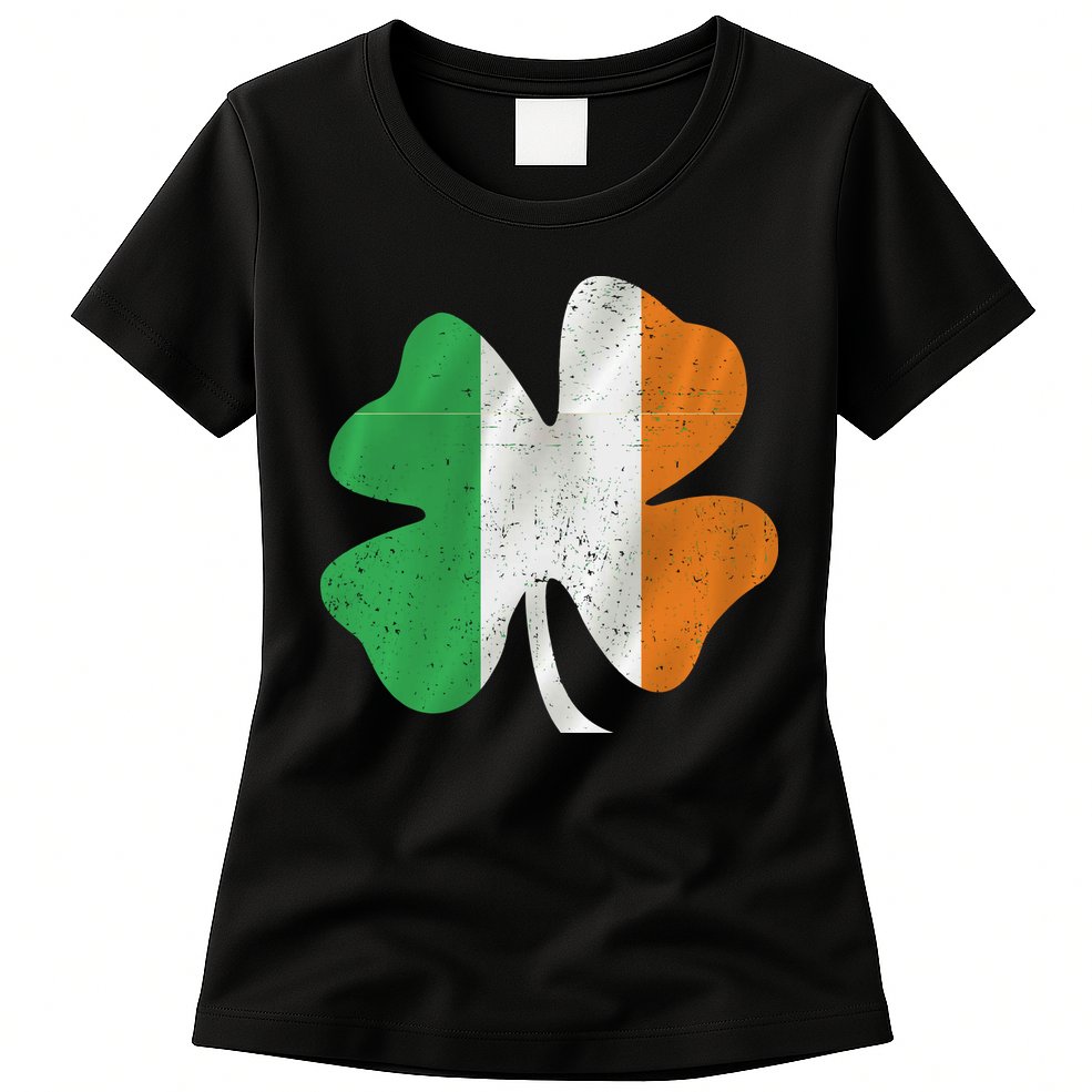 Vintage Irish Cover Ireland Flag Womens T-Shirt