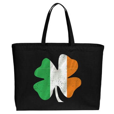 Vintage Irish Cover Ireland Flag Cotton Canvas Jumbo Tote