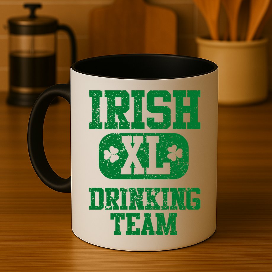 Vintage Irish Drinking Team  Mug