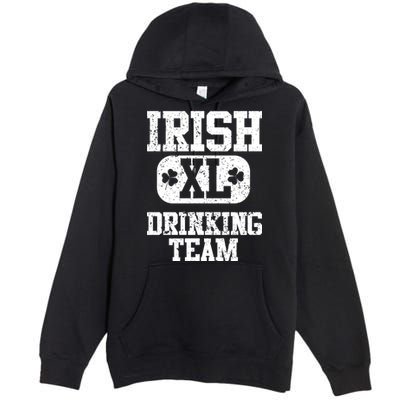 Vintage Irish Drinking Team  Premium Pullover Hoodie