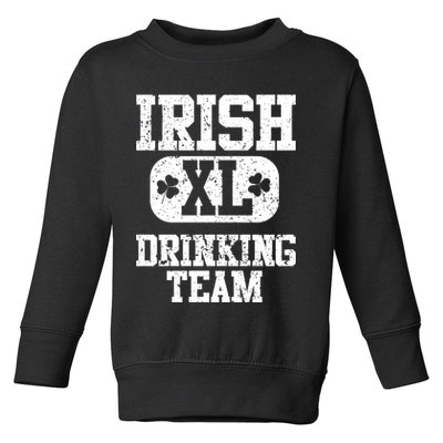 Vintage Irish Drinking Team  Toddler Sweatshirt