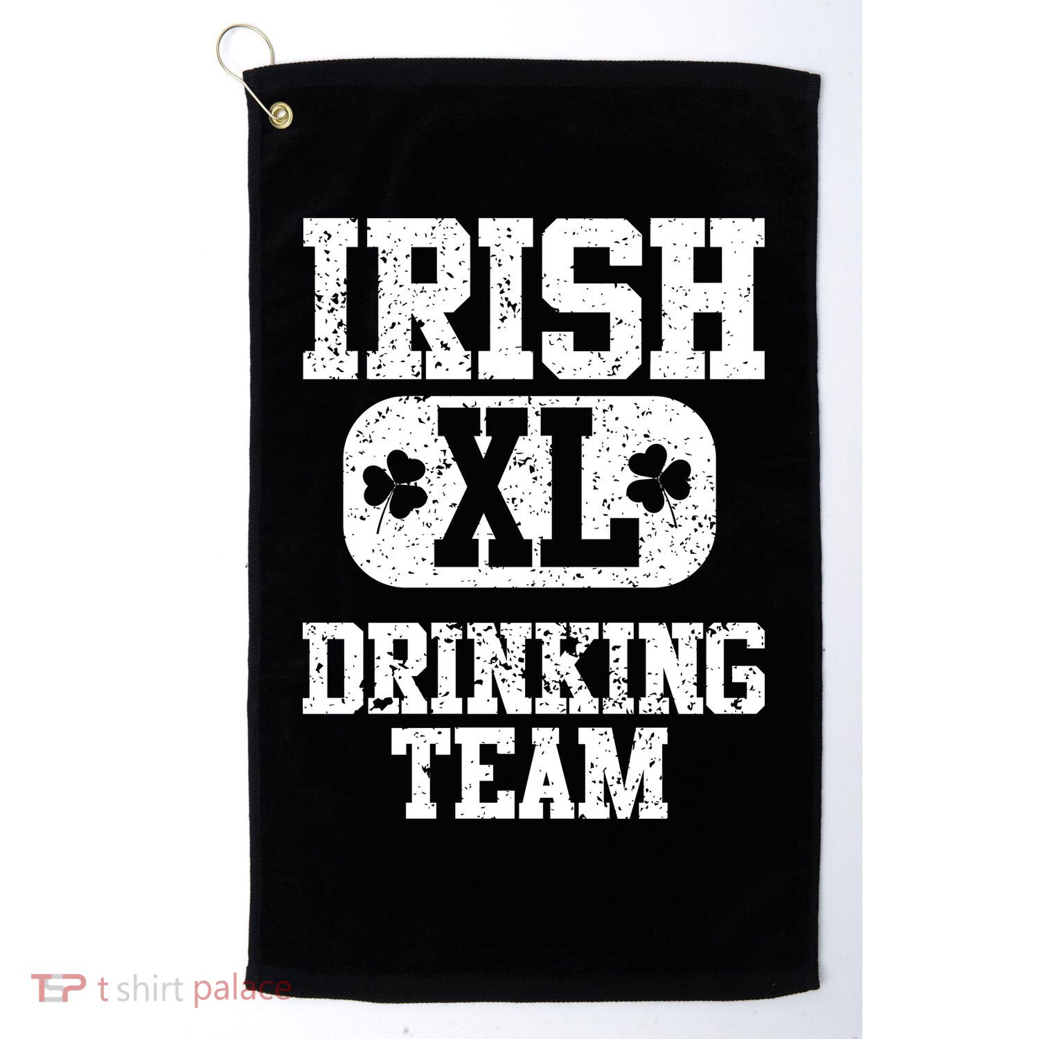 Vintage Irish Drinking Team  Golf Towel