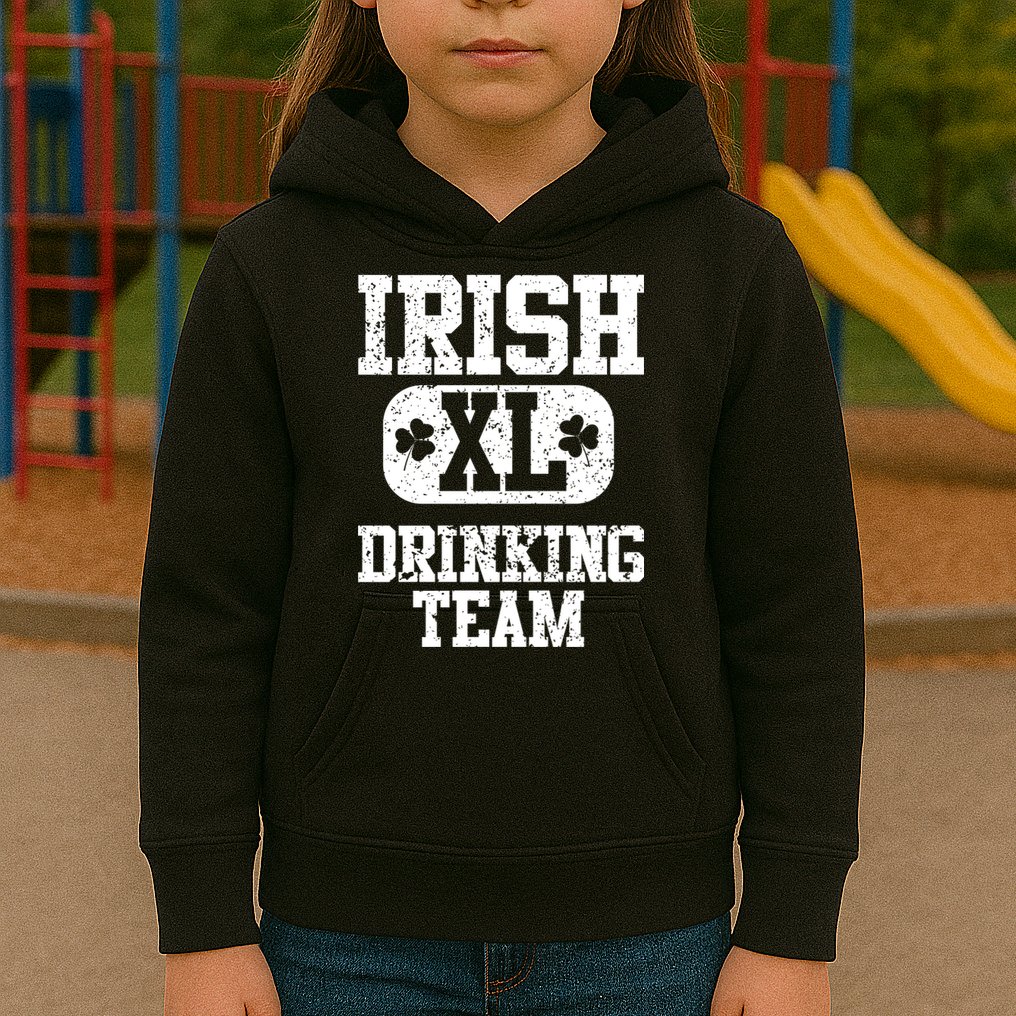 Vintage Irish Drinking Team  Kids Hoodie