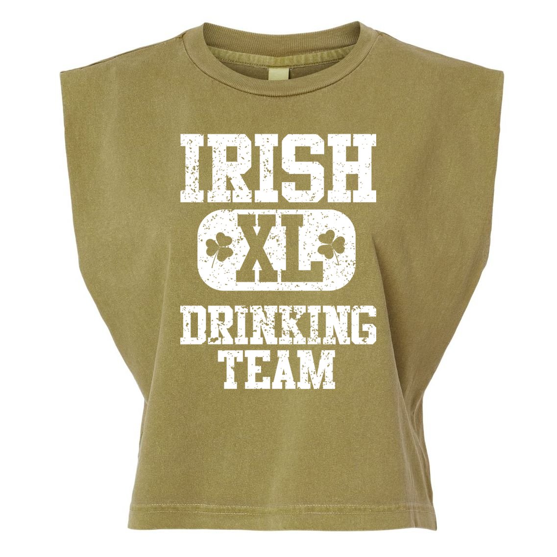 Vintage Irish Drinking Team  Garment-Dyed Women's Muscle Tee
