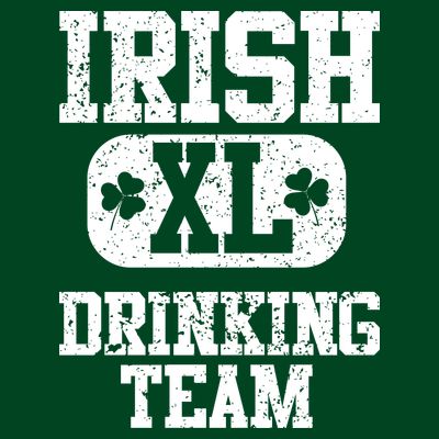 Vintage Irish Drinking Team  T-Shirt