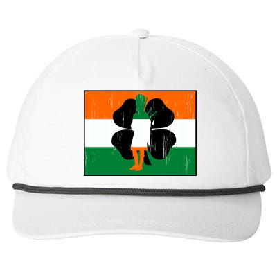 Vintage Irish Flag Of Ireland Snapback Five-Panel Rope Hat