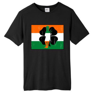 Vintage Irish Flag Of Ireland Tall Fusion ChromaSoft Performance T-Shirt