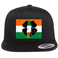 Vintage Irish Flag Of Ireland Flatbill Hat