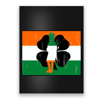 Vintage Irish Flag Of Ireland Poster