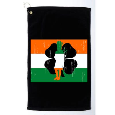 Vintage Irish Flag Of Ireland Golf Towel
