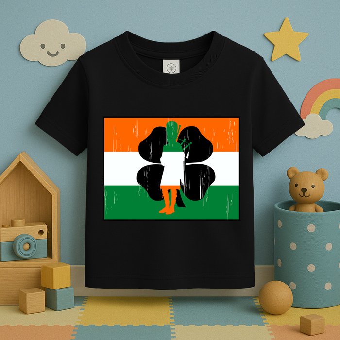 Vintage Irish Flag Of Ireland Toddler T-Shirt