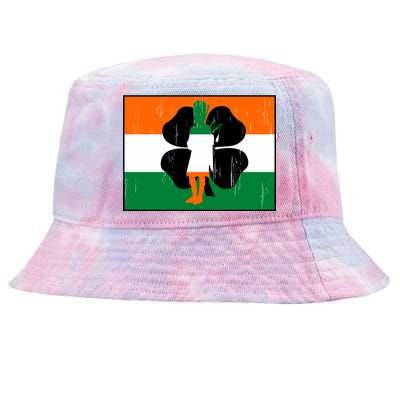 Vintage Irish Flag Of Ireland Tie-Dyed Bucket Hat