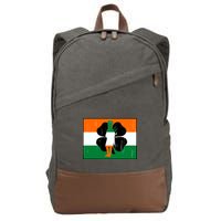 Vintage Irish Flag Of Ireland Cotton Canvas Backpack