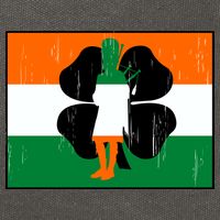 Vintage Irish Flag Of Ireland Cotton Canvas Backpack