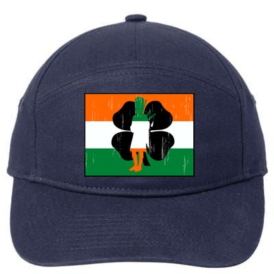 Vintage Irish Flag Of Ireland 7-Panel Snapback Hat