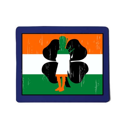 Vintage Irish Flag Of Ireland Mousepad