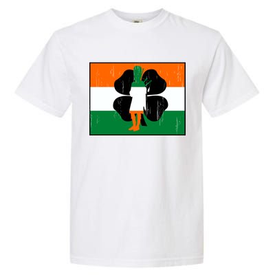 Vintage Irish Flag Of Ireland Garment-Dyed Heavyweight T-Shirt