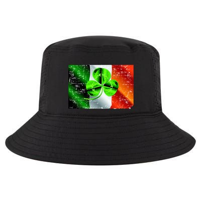 Vintage Irish Flag of Ireland Clover St. Patrick's Day Cool Comfort Performance Bucket Hat