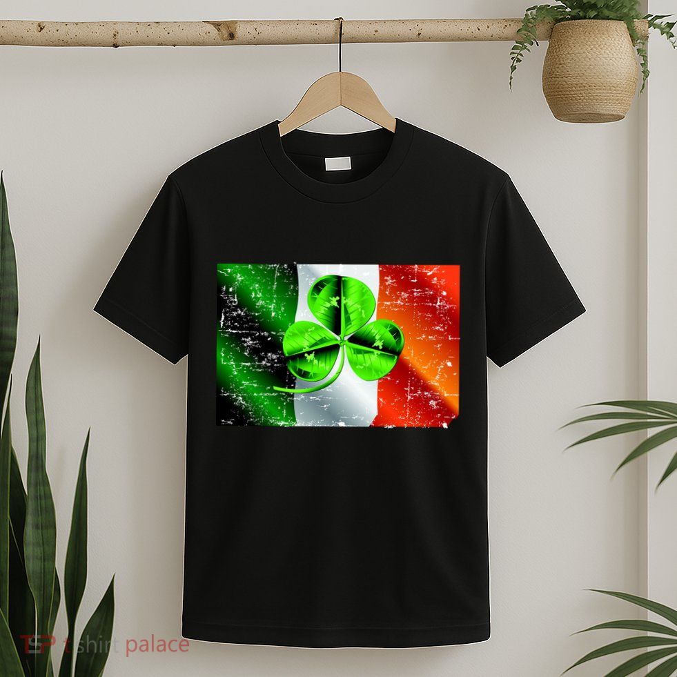 Vintage Irish Flag of Ireland Clover St. Patrick's Day T-Shirt