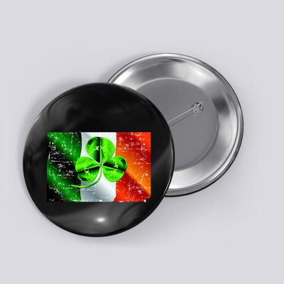 Vintage Irish Flag of Ireland Clover St. Patrick's Day Button