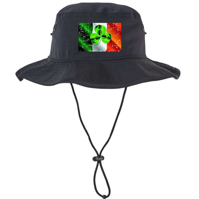Vintage Irish Flag of Ireland Clover St. Patrick's Day Bucket Hat