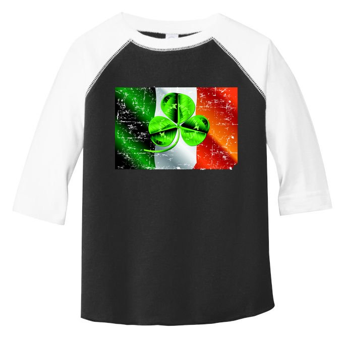 Vintage Irish Flag of Ireland Clover St. Patrick's Day Toddler Fine Jersey T-Shirt