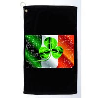 Vintage Irish Flag of Ireland Clover St. Patrick's Day Golf Towel