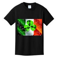 Vintage Irish Flag of Ireland Clover St. Patrick's Day Kids T-Shirt