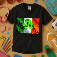 Vintage Irish Flag of Ireland Clover St. Patrick's Day Kids T-Shirt
