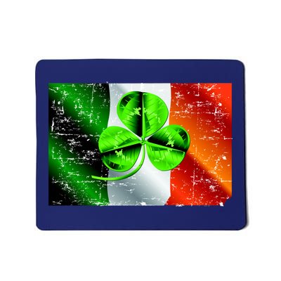 Vintage Irish Flag of Ireland Clover St. Patrick's Day Mousepad