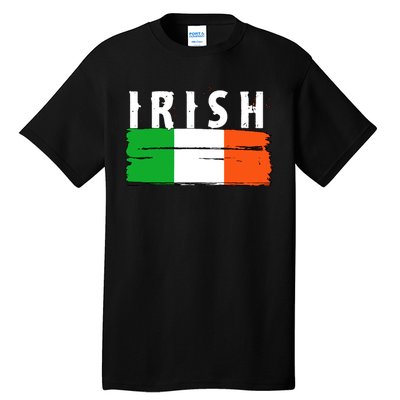 Vintage Irish Ireland Flag Tall T-Shirt