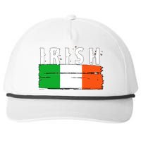 Vintage Irish Ireland Flag Snapback Five-Panel Rope Hat