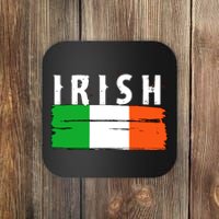 Vintage Irish Ireland Flag Coaster