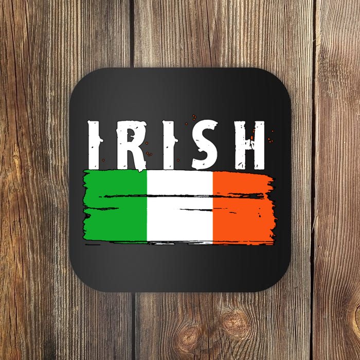 Vintage Irish Ireland Flag Coaster