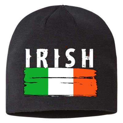 Vintage Irish Ireland Flag Sustainable Beanie