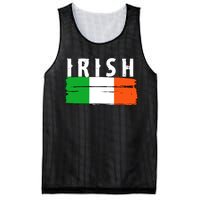 Vintage Irish Ireland Flag Mesh Reversible Basketball Jersey Tank