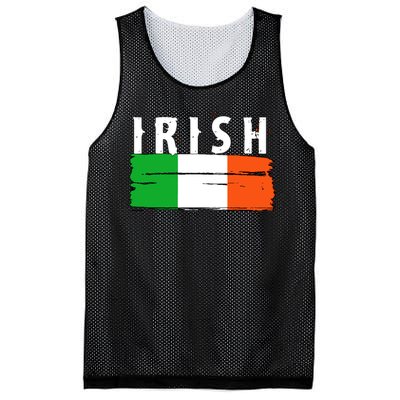 Vintage Irish Ireland Flag Mesh Reversible Basketball Jersey Tank